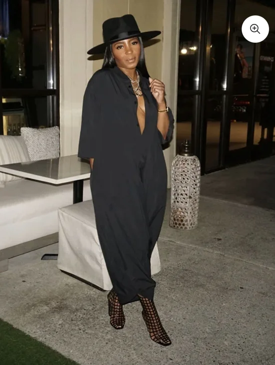 Go To Staple Jumpsuit ▪︎ Black ▪︎ Sz LG - Picture 5 of 14